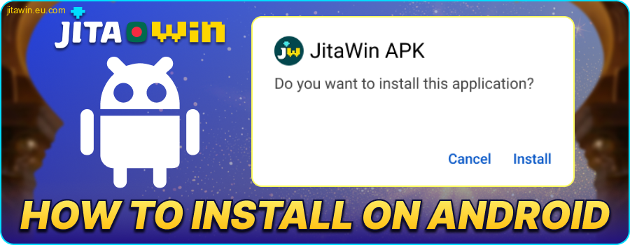 JitaWin BD Android app installation manual