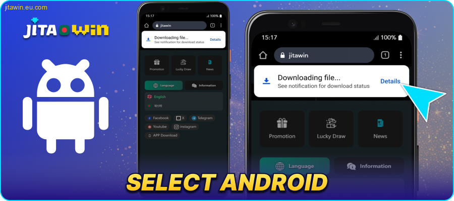 Select the JitaWin BD Android download