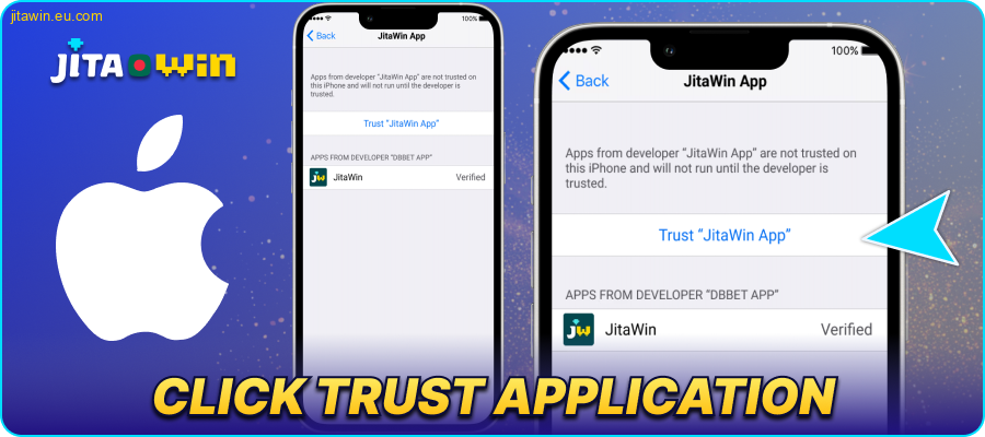 Allow installation of the JitaWin Bangladesh iOS app