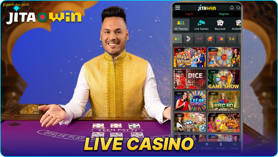 Play live dealer casino at JitaWin Bangladesh