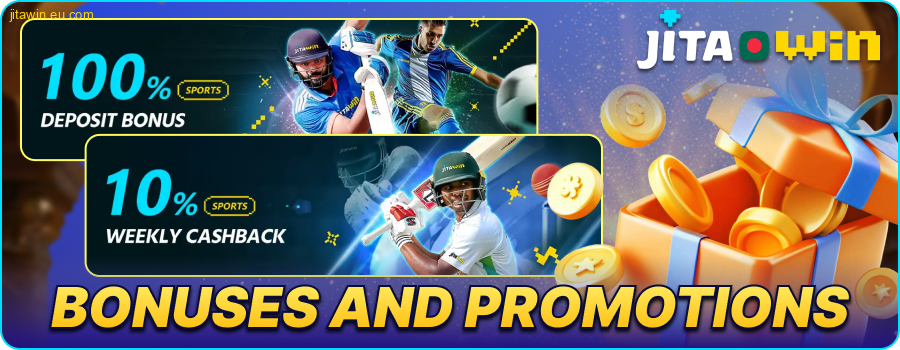 Cricket promotions at JitaWin BD